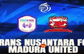 HASIL RANS VS MADURA UNITED